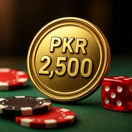 Promotional banner image with a shiny badge and PKR amount, illustrating fast promos and bonus opportunities for players.